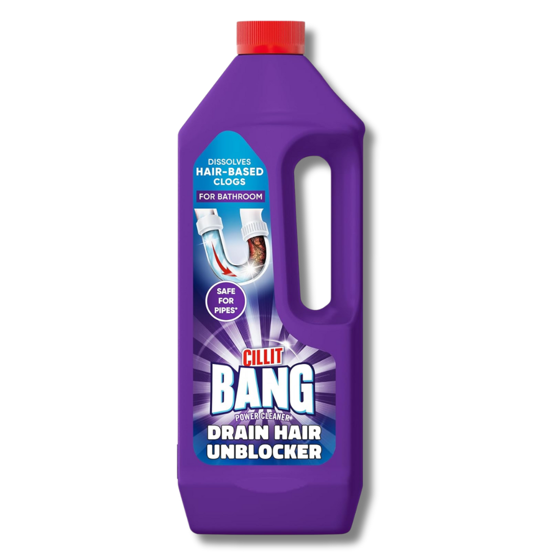 Cillit Bang Power Cleaner Drain Hair Unblocker 1L