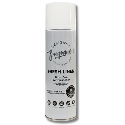 Designer Fragrances Blast Can Air Freshener Fresh Linen 300ml