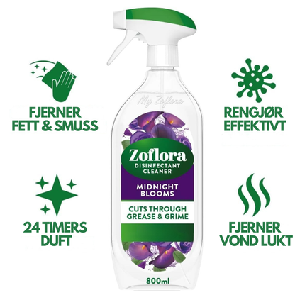 Zoflora Power Multipurpose Spray Midnight Blooms 800ml