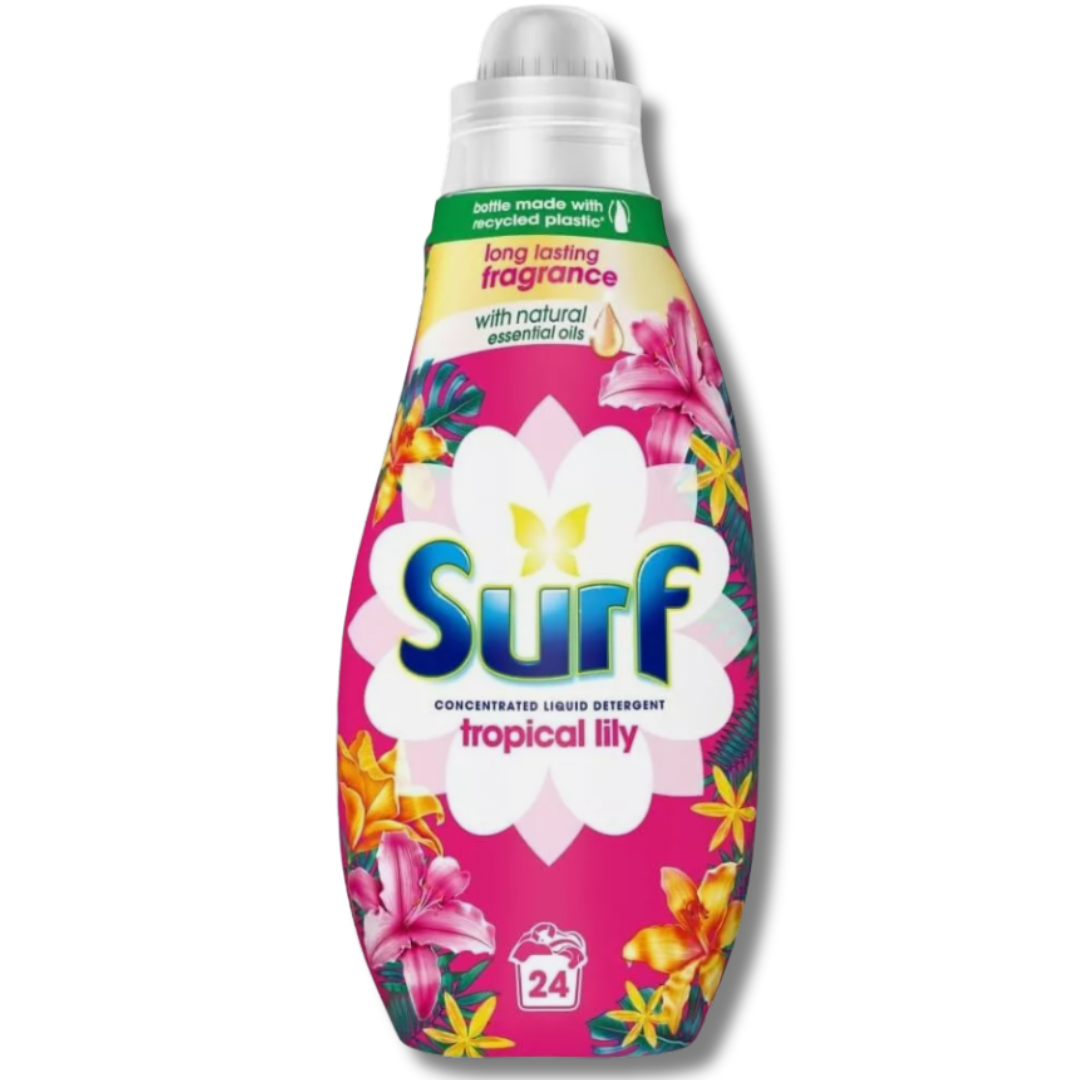 Surf Concentrated Liquid Detergent Tropical Lily 24w 648ml