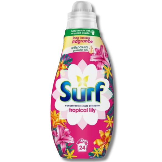 Surf Concentrated Liquid Detergent Tropical Lily 24w 648ml