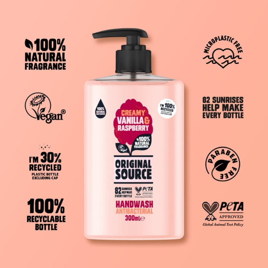 Original Source Hand Wash Vanilla & Raspberry 250ml