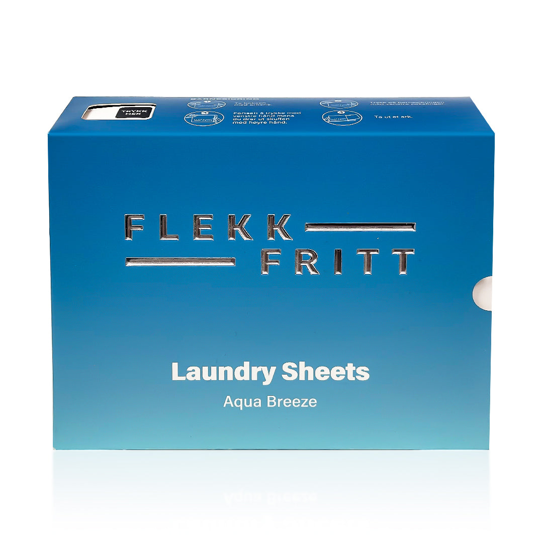 Flekkfritt Tøyvaskeark Aqua Breeze 50 ark <100 vask