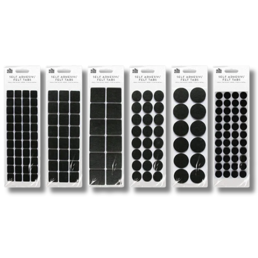 My House & Home Self Adhesive Felt Tabs Div.Typer