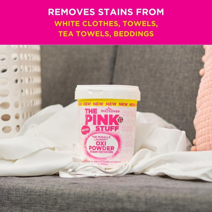 The Pink Stuff Oxy Laundry Powder Whites 1kg