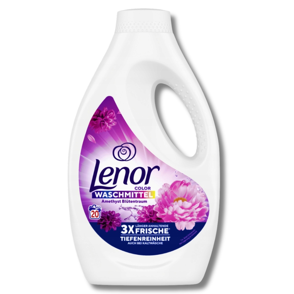 Lenor Exotic Bloom & Amethyst Laundry Detergent 900ml – 20w