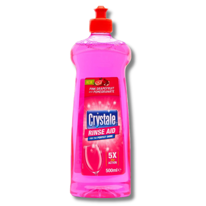 Crystale Dishwasher Rinse Aid – Pink Grapefruit & Pomegranate 500ml