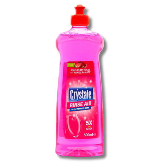 Crystale Dishwasher Rinse Aid – Pink Grapefruit & Pomegranate 500ml