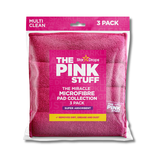 The Pink Stuff Miracle Microfibre Pad Collection 3pk