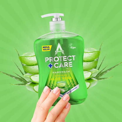 Astonish Protect + Care Hand Wash Aloe Vera 600ml