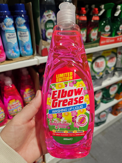 Elbow Grease Washing Up Liquid Spring Blossom 600ml
