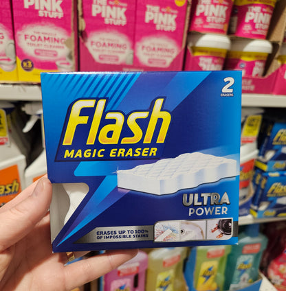 Flash Magic Eraser Ultra Power 2pk