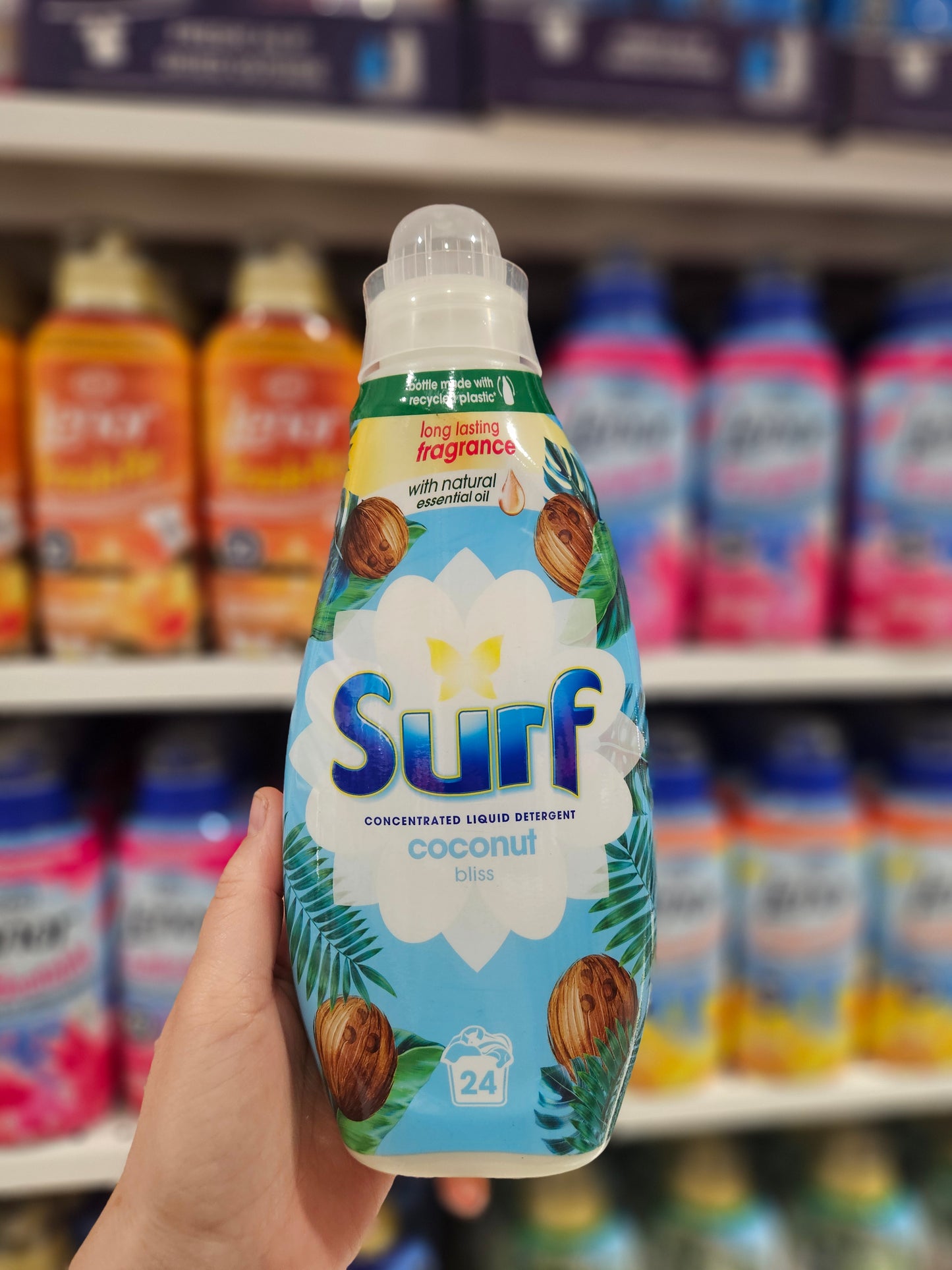 Surf Concentrated Liquid Detergent Coconut Bliss 24w 648ml