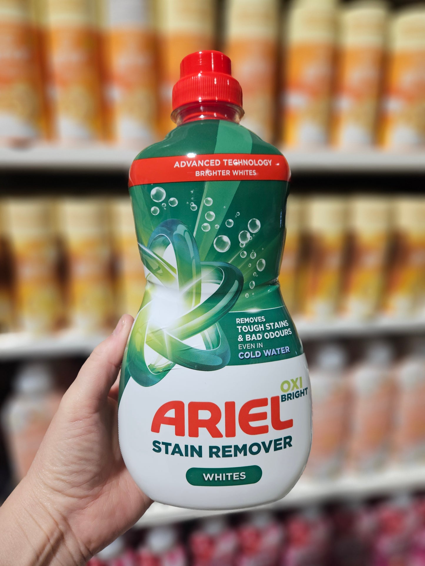 Ariel Oxi Bright Stain Remover Gel - Whites 800ml