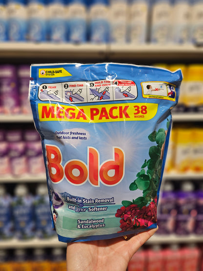 Bold Platinum All-in-1 Pods Sandalwood & Eucalyptus 38w