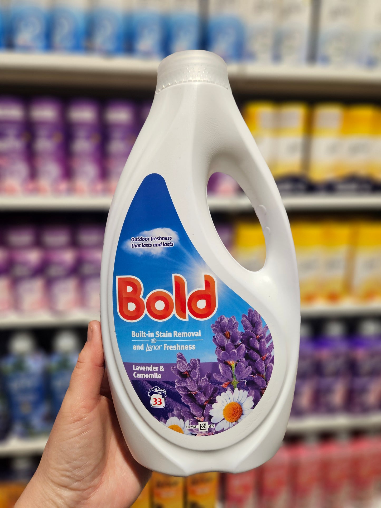 Bold 2in1 Washin Liquid Lavender & Camomile 33w 1026ml