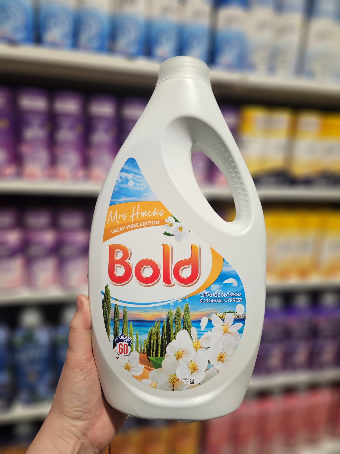 Bold 2in1 Laundry Liquid Mrs.Hinch's Vacay Vibes 60w