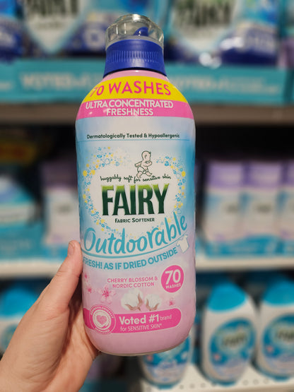 Fairy Outdoorable Fabric Softener Cherry Blossom & Nordic Cotton 70w 980ml