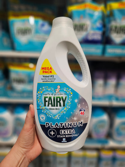 Fairy Non Bio Platinum Laundry Liquid 46w 1.158L