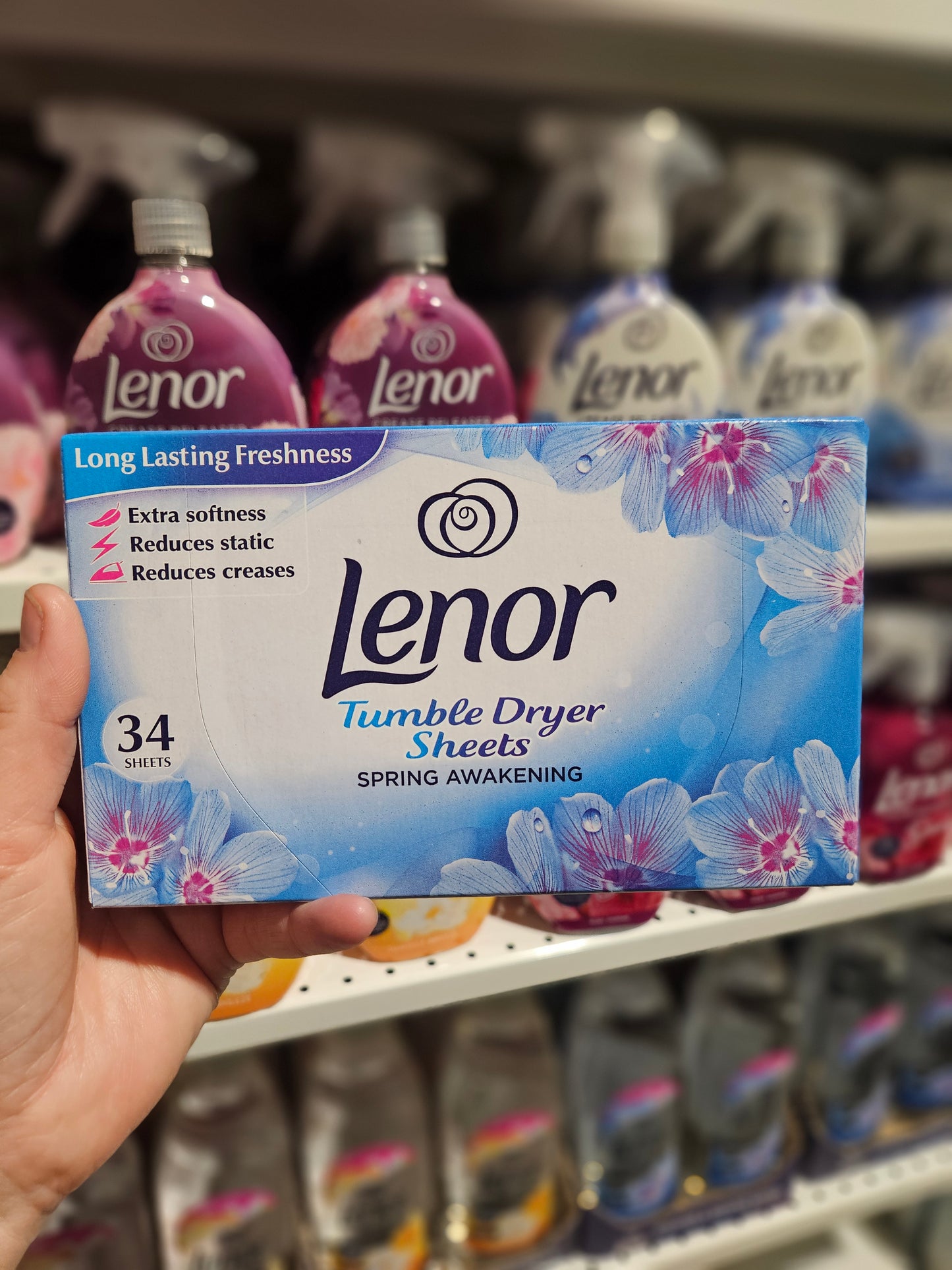 Lenor Dryer Sheets Spring Awakening 34pk