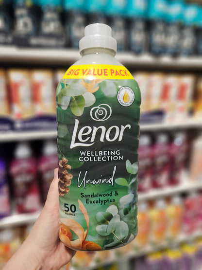 Lenor Fabric Softener Sandalwood & Eucalyptus 50w 1.65L
