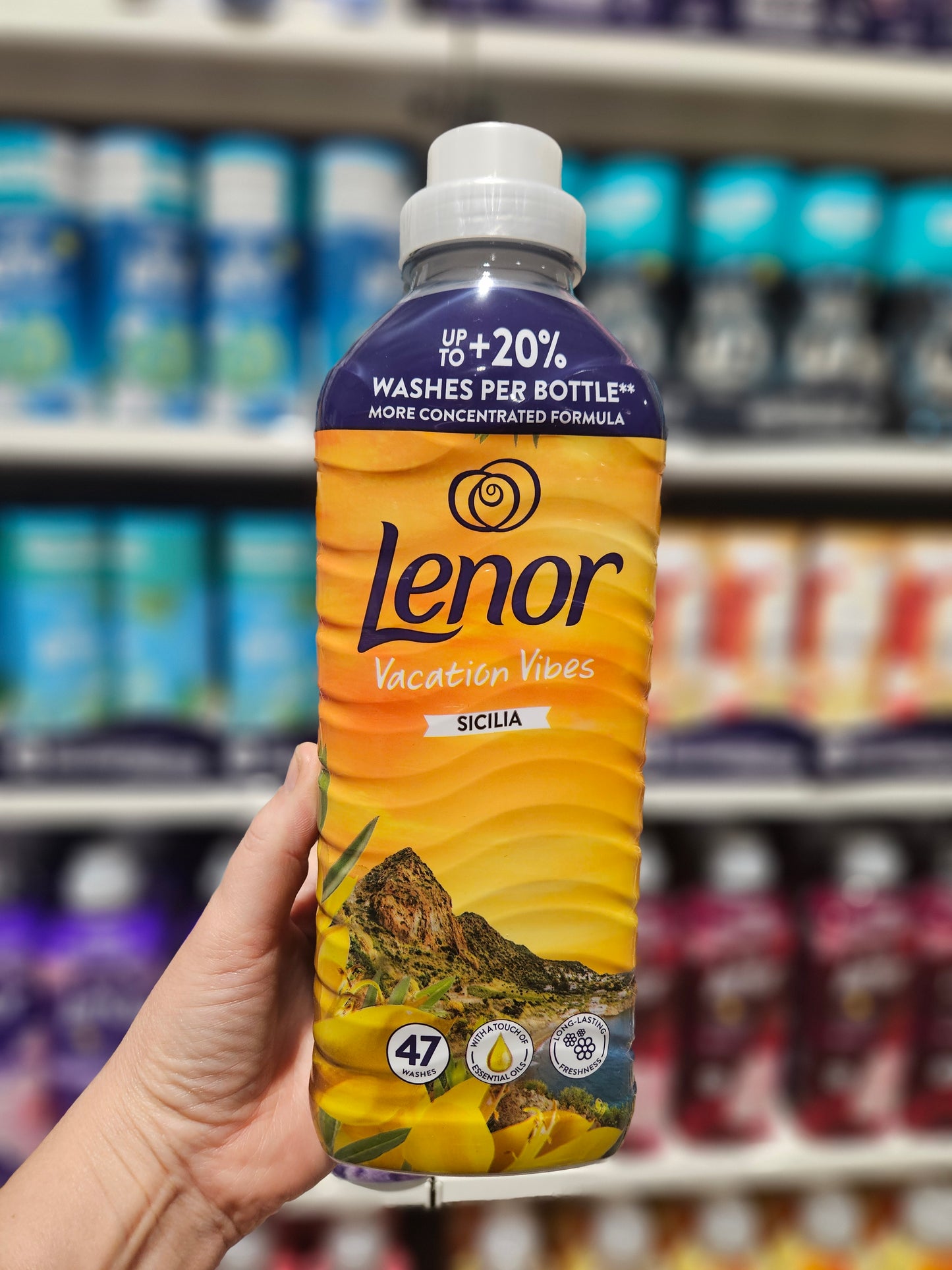 Lenor Fabric Softener Vacation Vibes Sicilia 47w 987ml