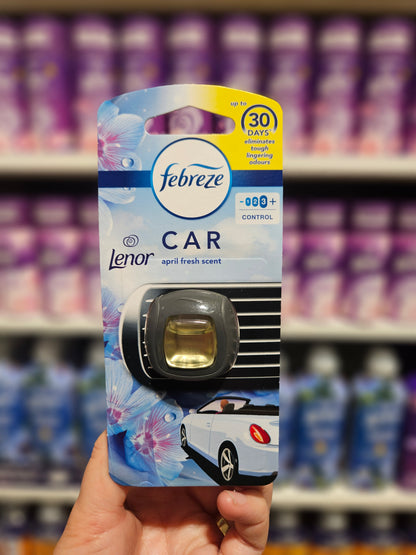 Febreze Car Clip Air Freshener April Fresh Scent 2ml