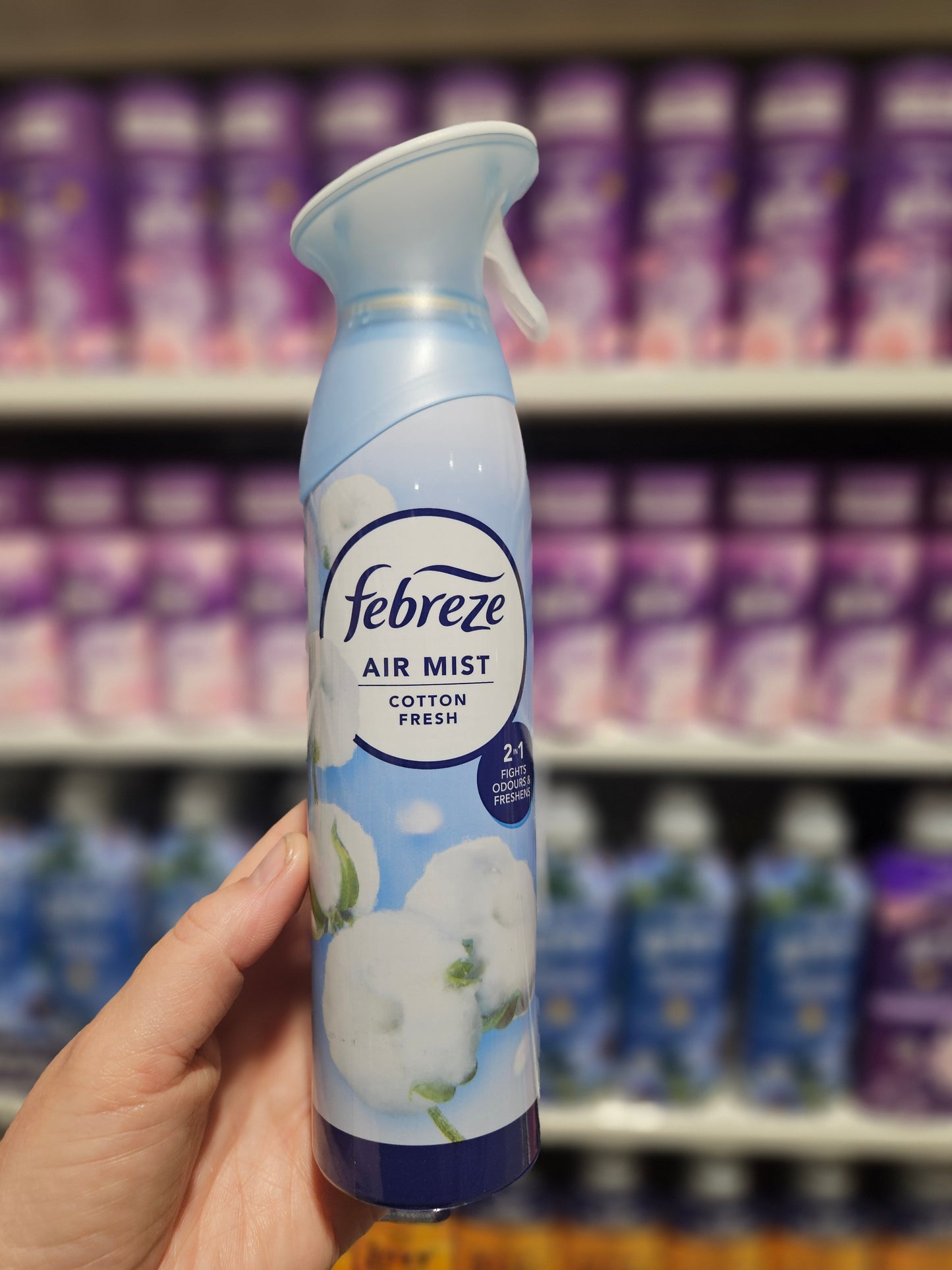Febreze Air Mist Cotton Fresh 185ml