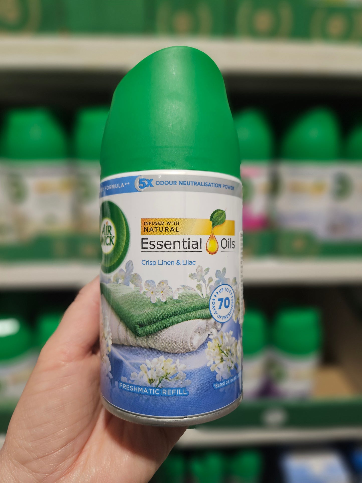 Airwick Freshmatic Refill Crisp Linen & Lilac 250ml