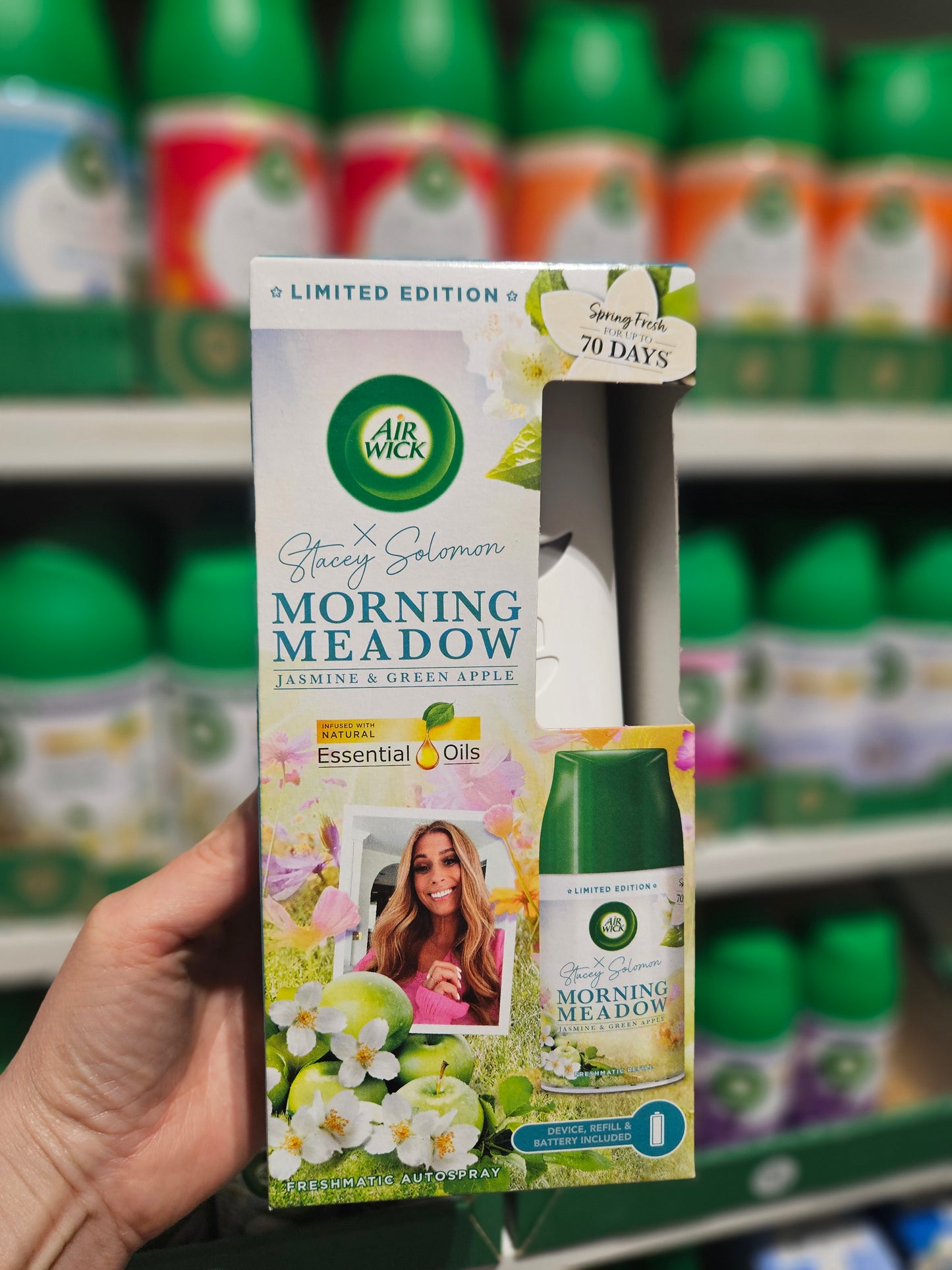 Airwick Freshmatic Startsett - Morning Meadow Limited Edition 250ml