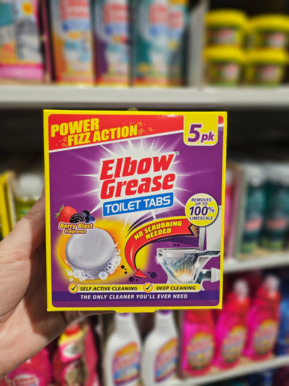 Elbow Grease Toilet Tabs Berry Blast 5pk