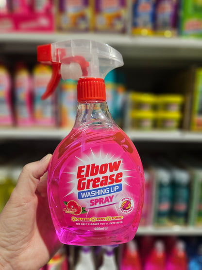 Elbow Grease Washing Up Liquid Spray Pink Blush 500ml