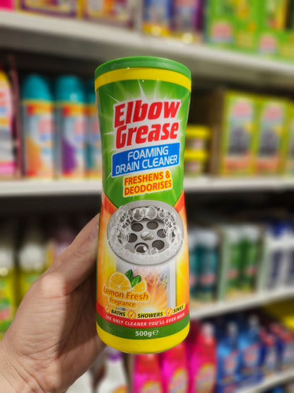 Elbow Grease Foaming Drain Cleaner 500g Div.Typer