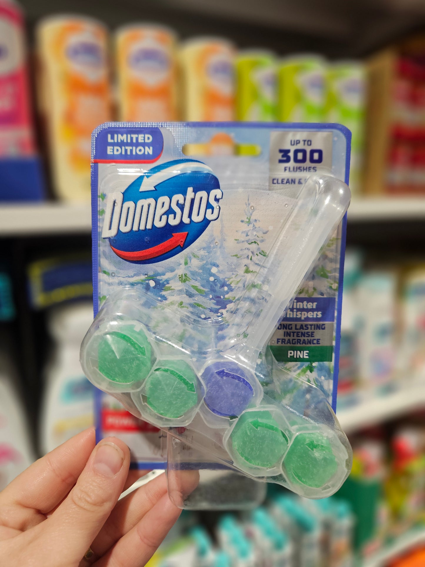 Domestos Power 5 Toilet Block Pine Winter Whispers 50g