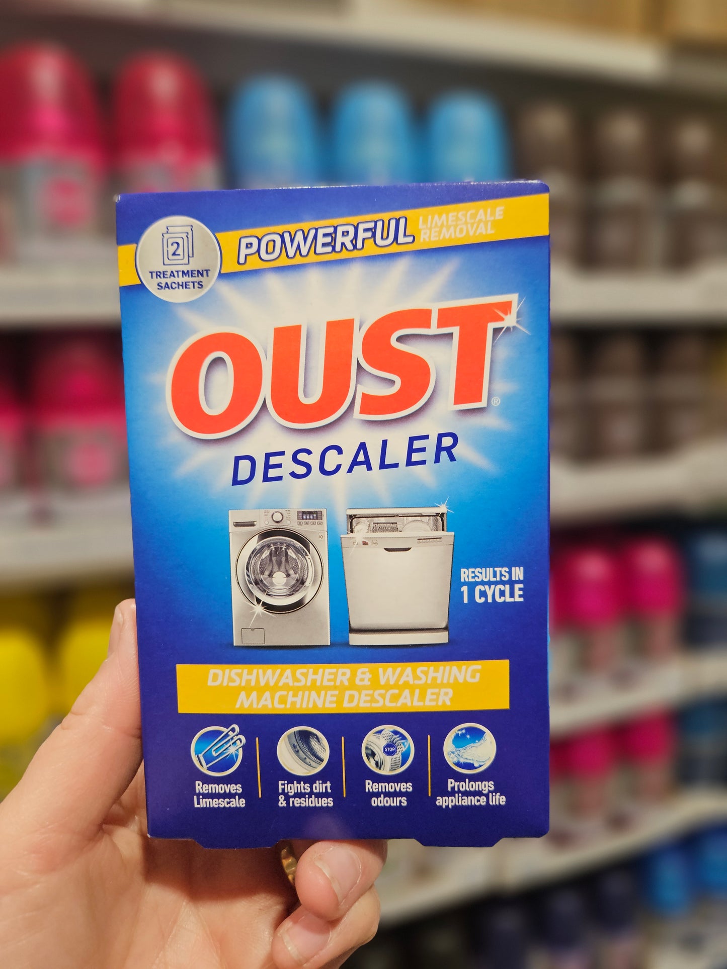 Oust Dishwasher& Washing Machines Descaler 2pk