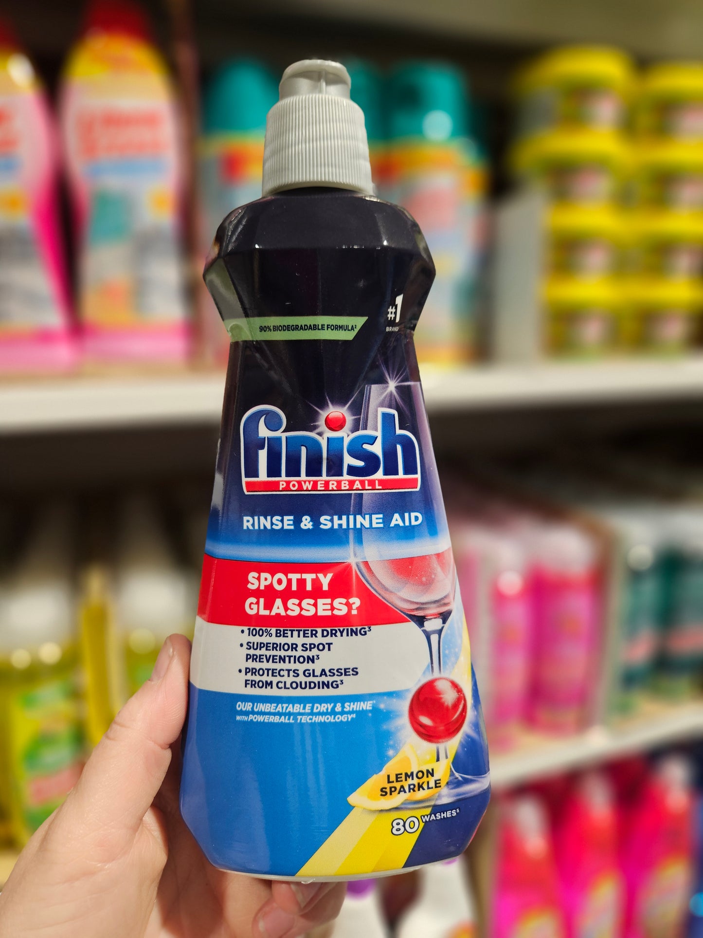 Finish Rinse & Shine Aid Lemon Sparkle 400ml