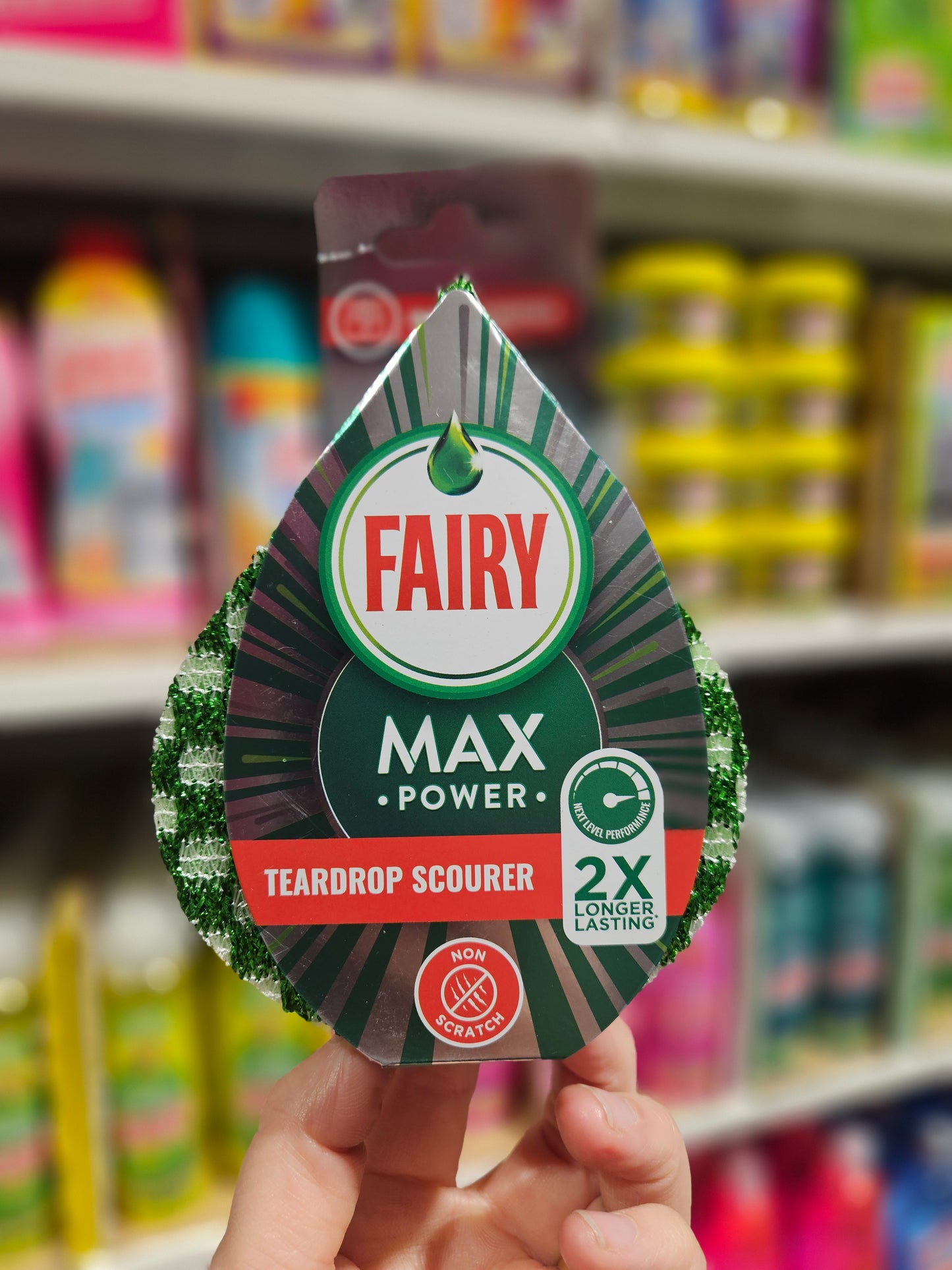 Fairy Max Power Teardrop Scourer 1pk