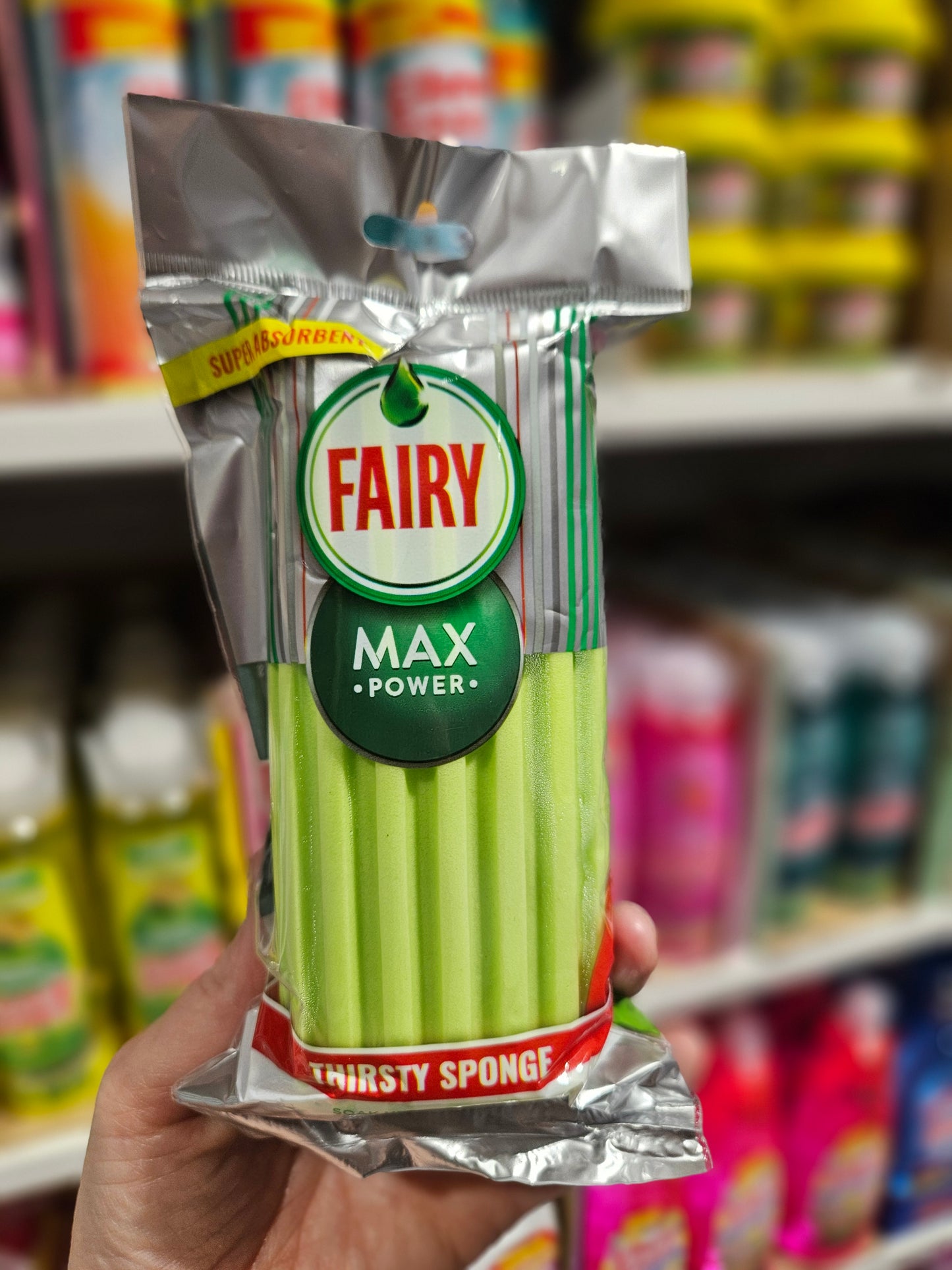 Fairy Max Power Thirsty Sponge 1pk