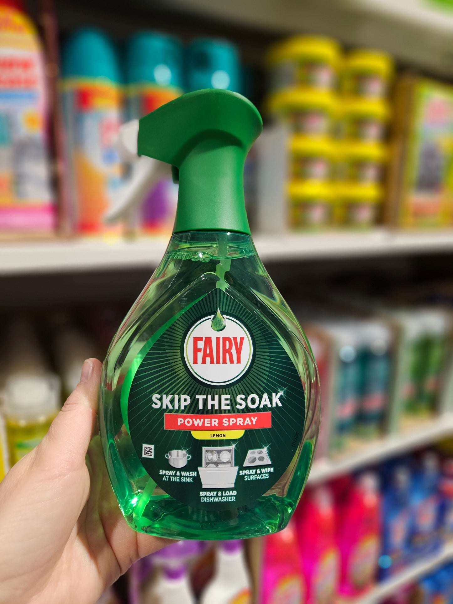 Fairy Skip the Soak Power Spray Lemon 500ml