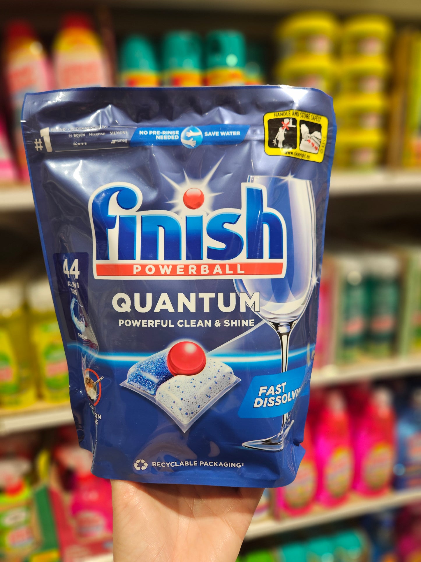 Finish Powerball Quantum Dishwasher Capsules 44pk