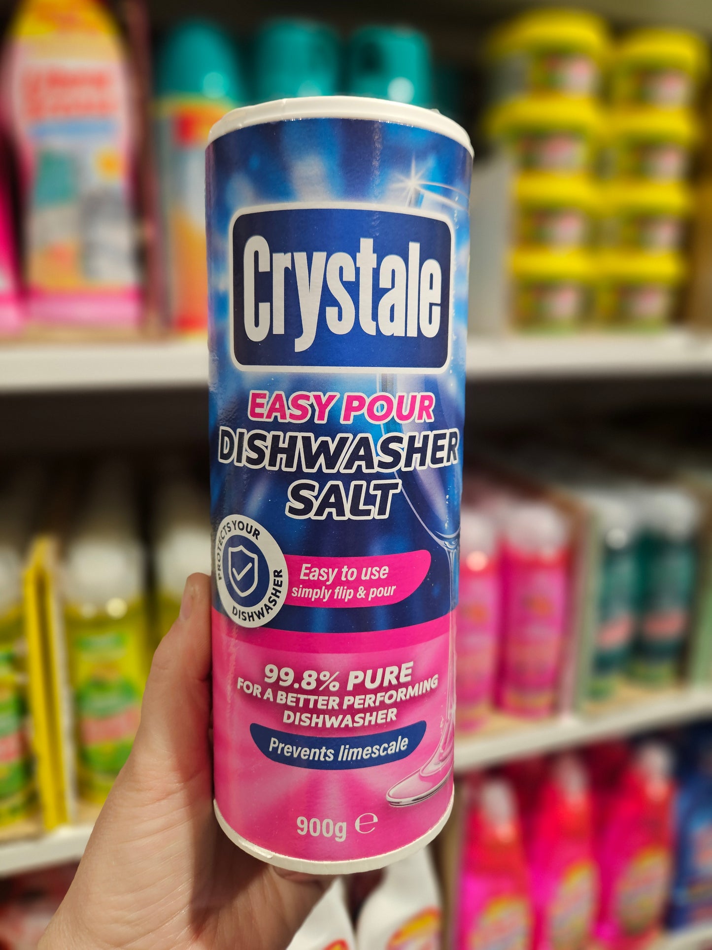 Crystale Easy Pour Dishwasher Salt 900g