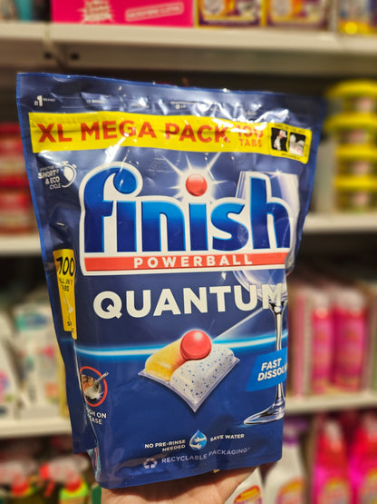 Finish Powerball Quantum Dishwasher Capsules Lemon 100pk