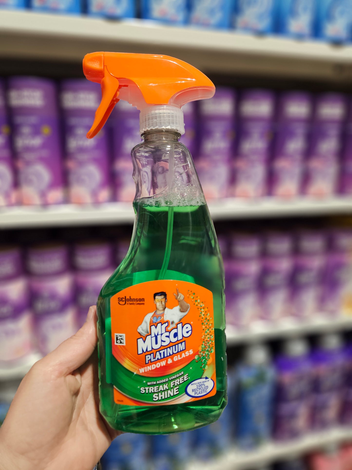 Mr. Muscle Platinum Window & Glass Spray 500ml