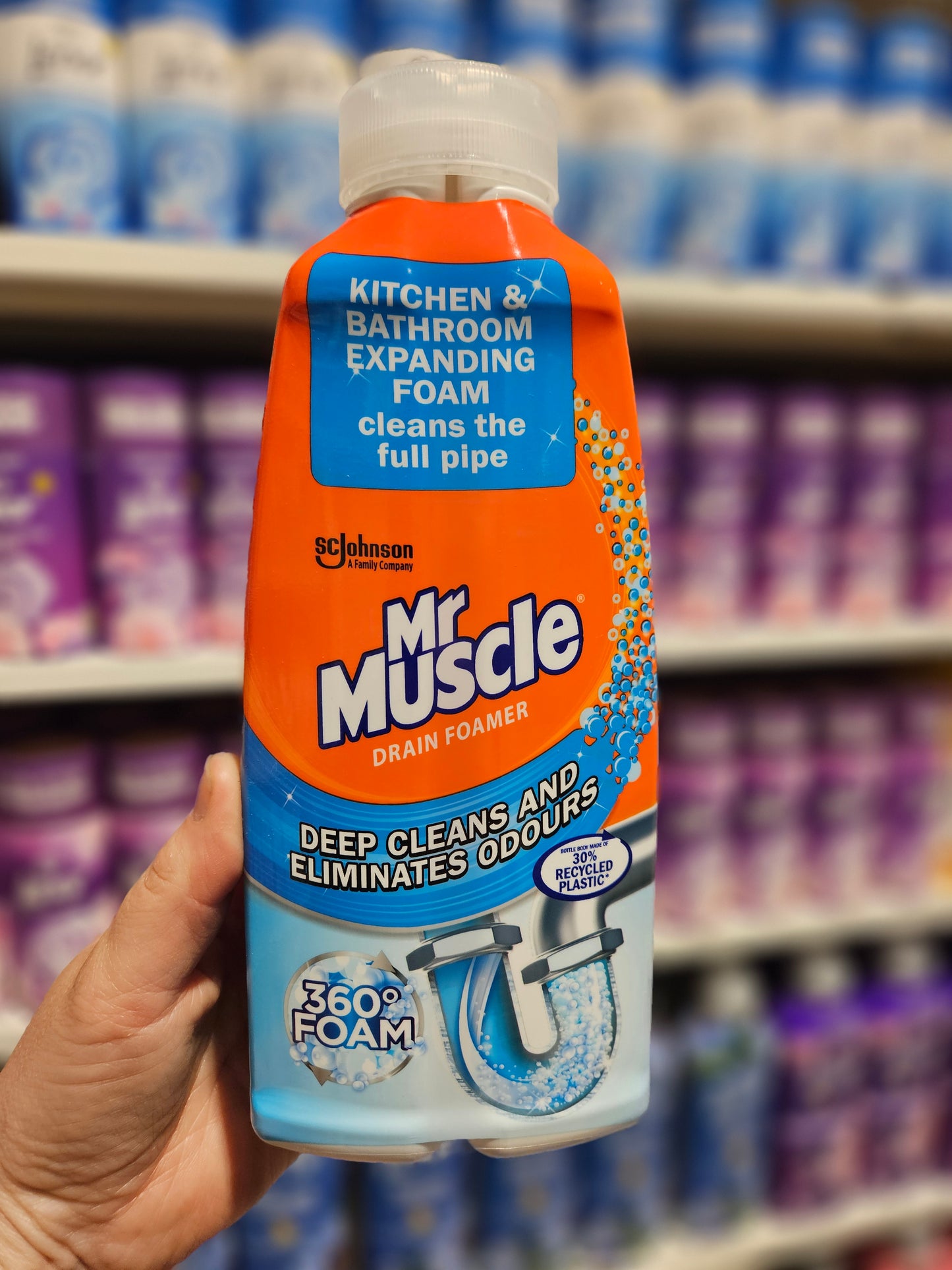 Mr. Muscle Drain Foamer Odour Eliminator 500ml