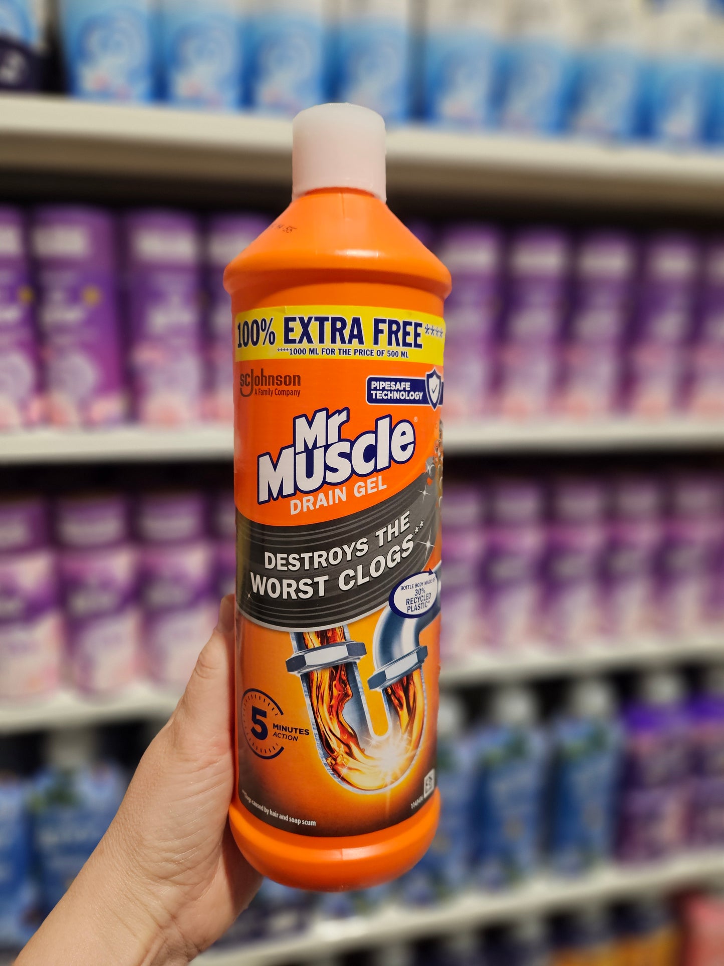 Mr. Muscle Power Gel Avløpsrens 1L