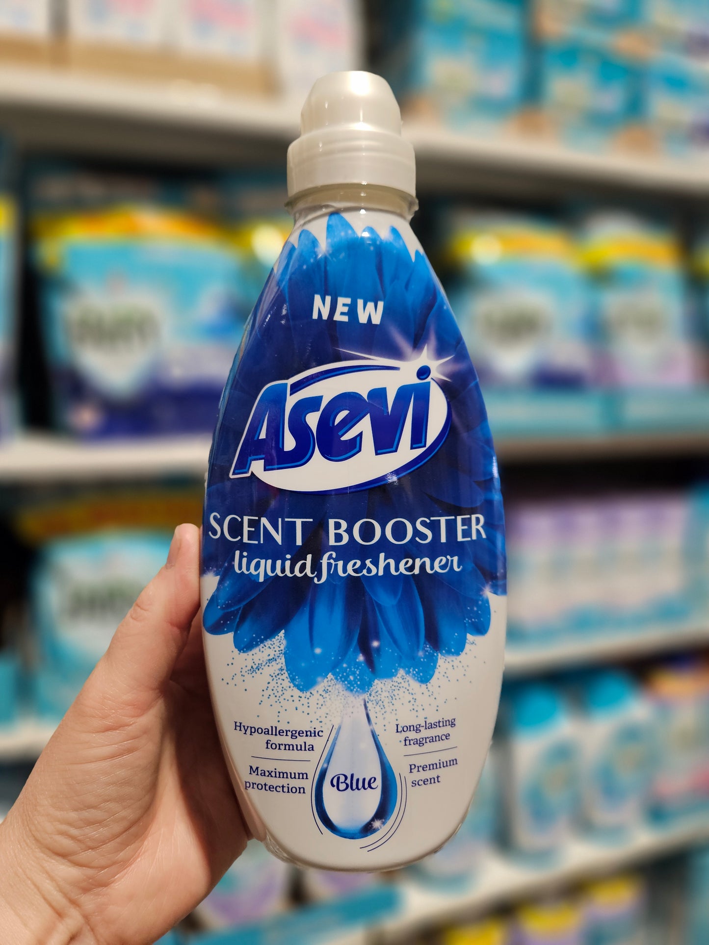 Asevi Scent Booster Liquid Freshener Blue 720ml