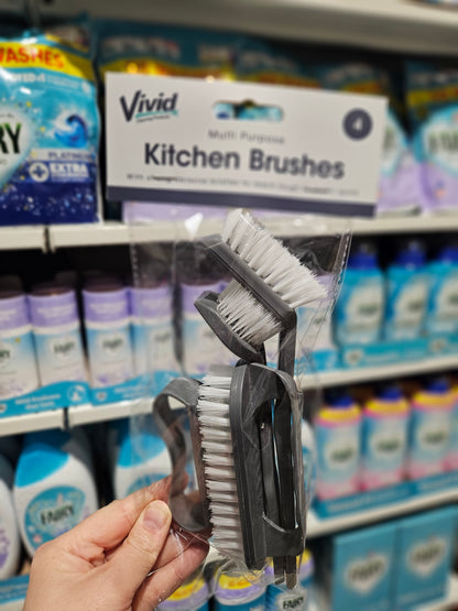 Vivid Kjøkkenbørster 4pk
