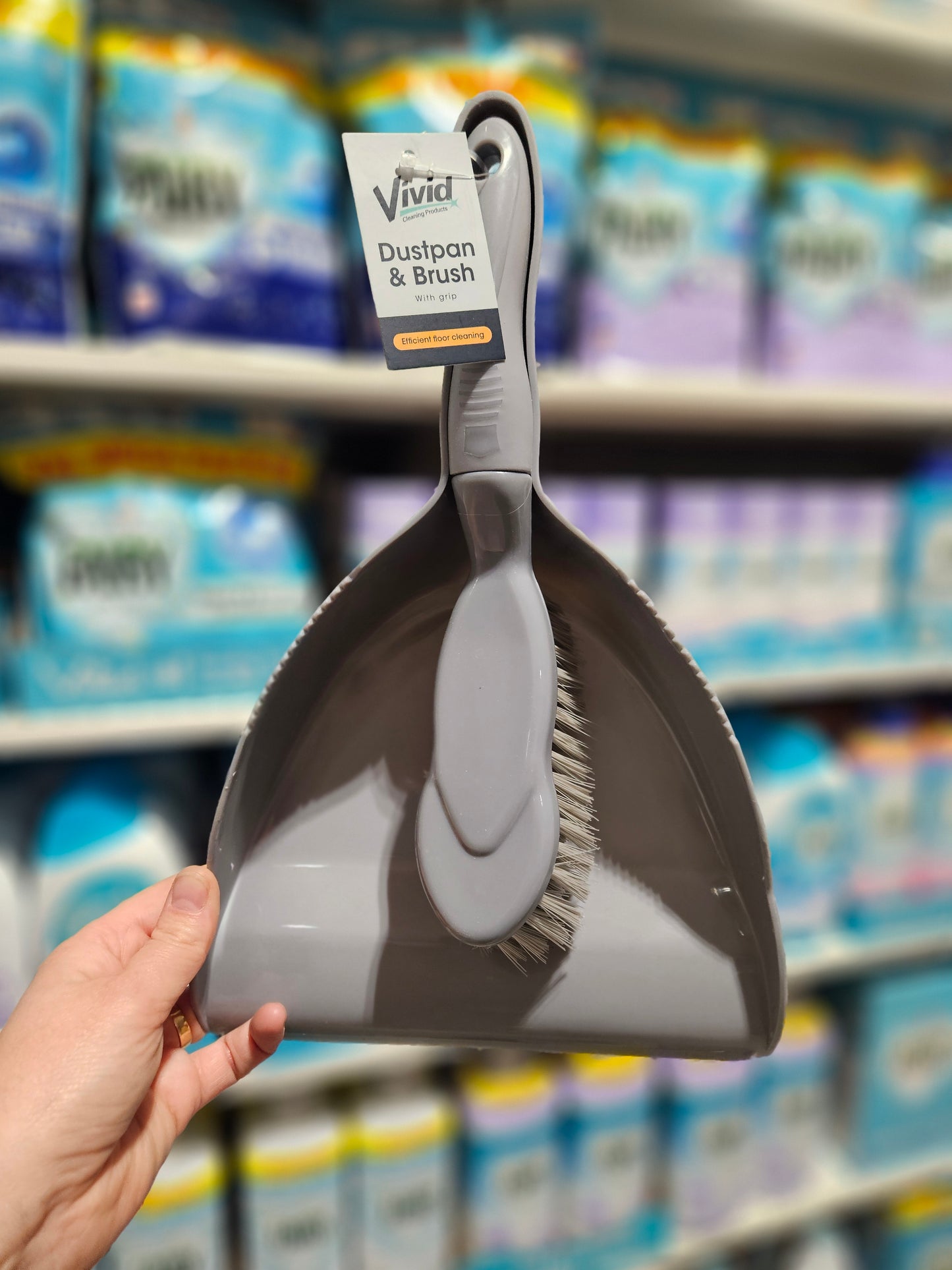 Vivid Dust Pan & Brush