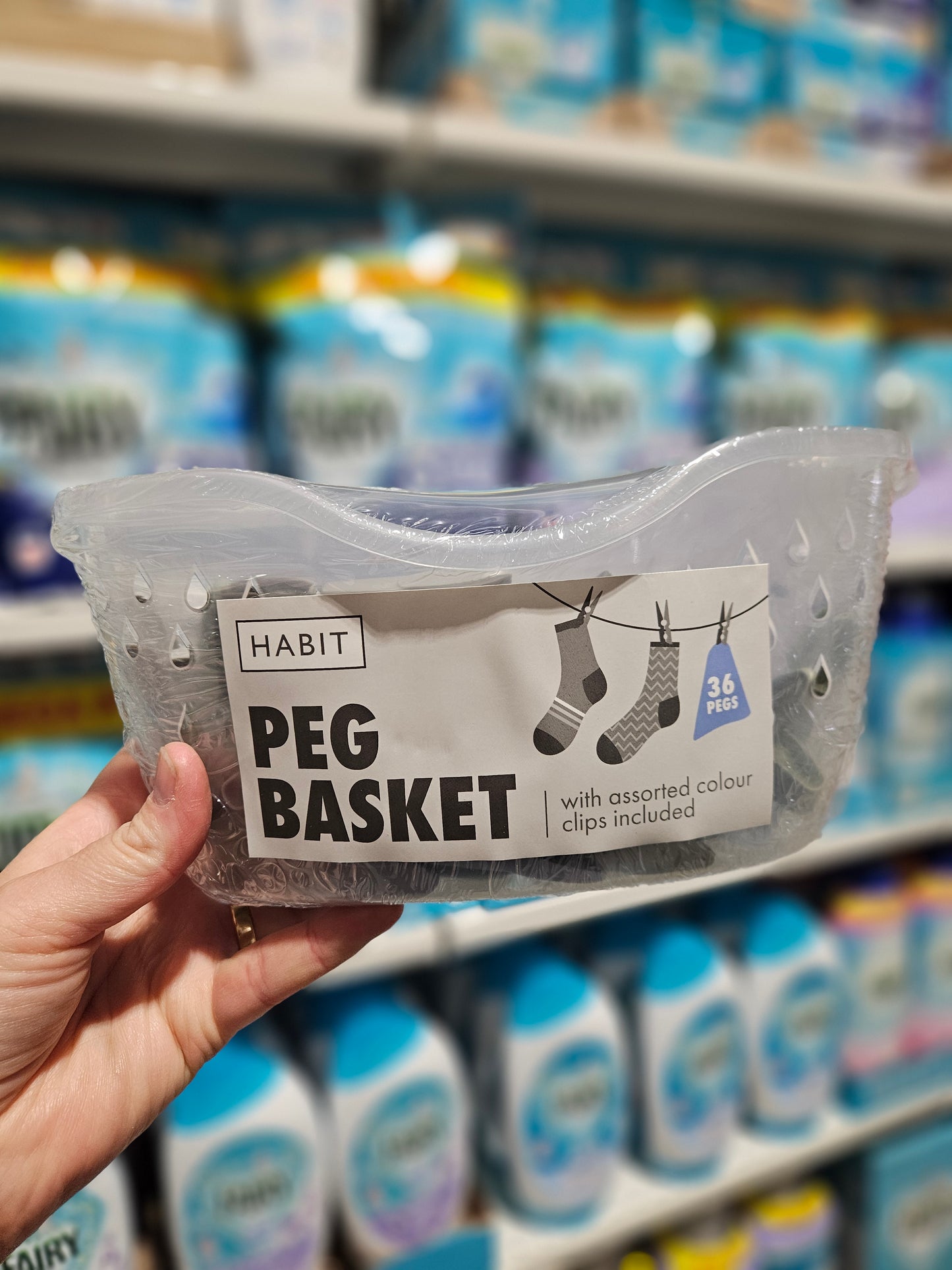 Habit Peg Basket w/ 36 pegs