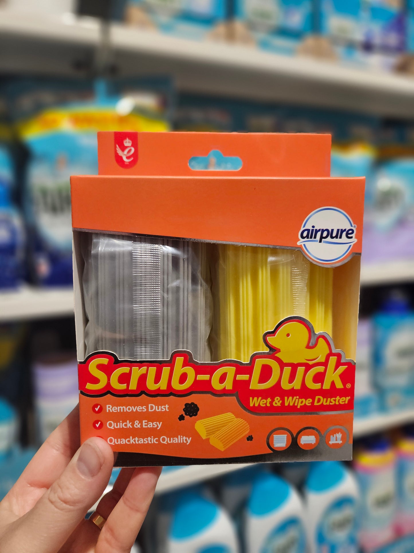 Airpure Scrub-a-Duck Wet & Wipe Duster 2pk